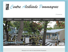Tablet Screenshot of centrealcibiadepommayrac.org